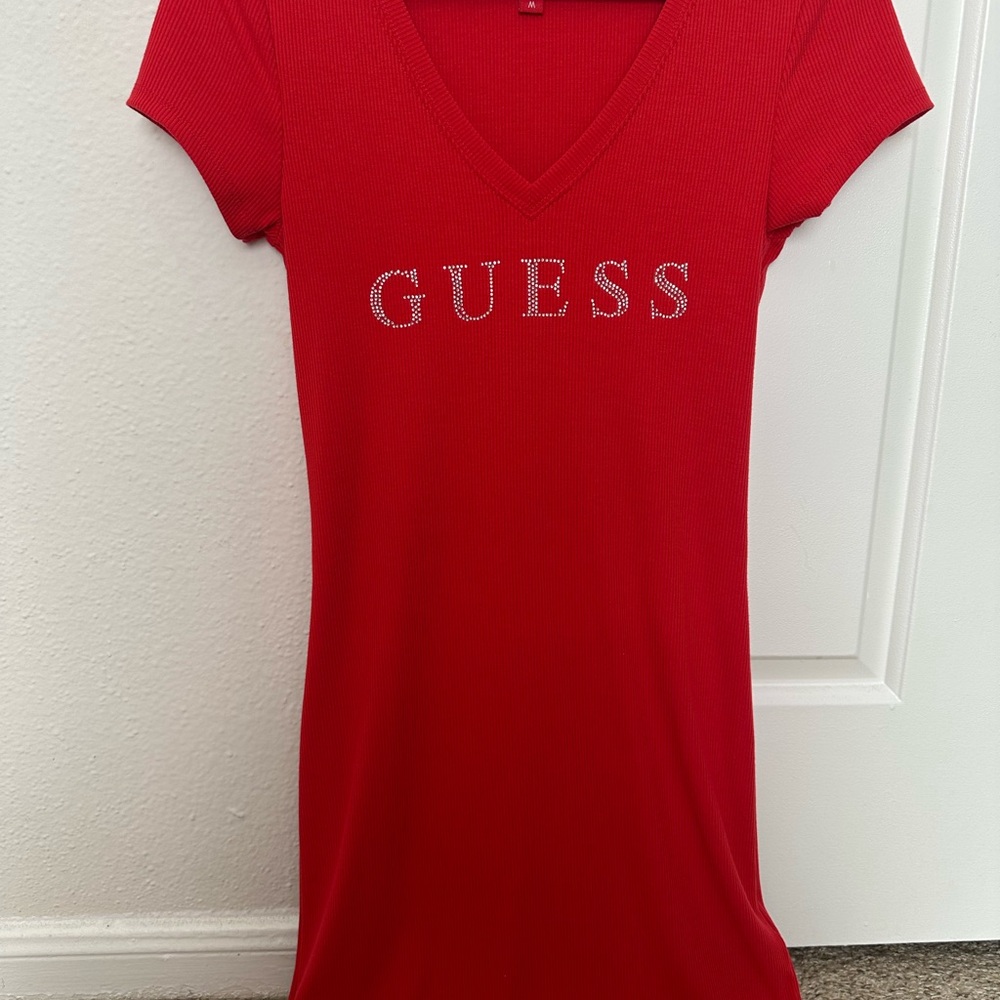 Guess Red Mini Dress
